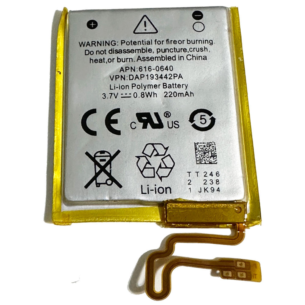 Centenex Electronics Battery for Apple iPod Nano 7th Gen 16GB A1446 MD481LL/A 616-0639 616-0640 NEW