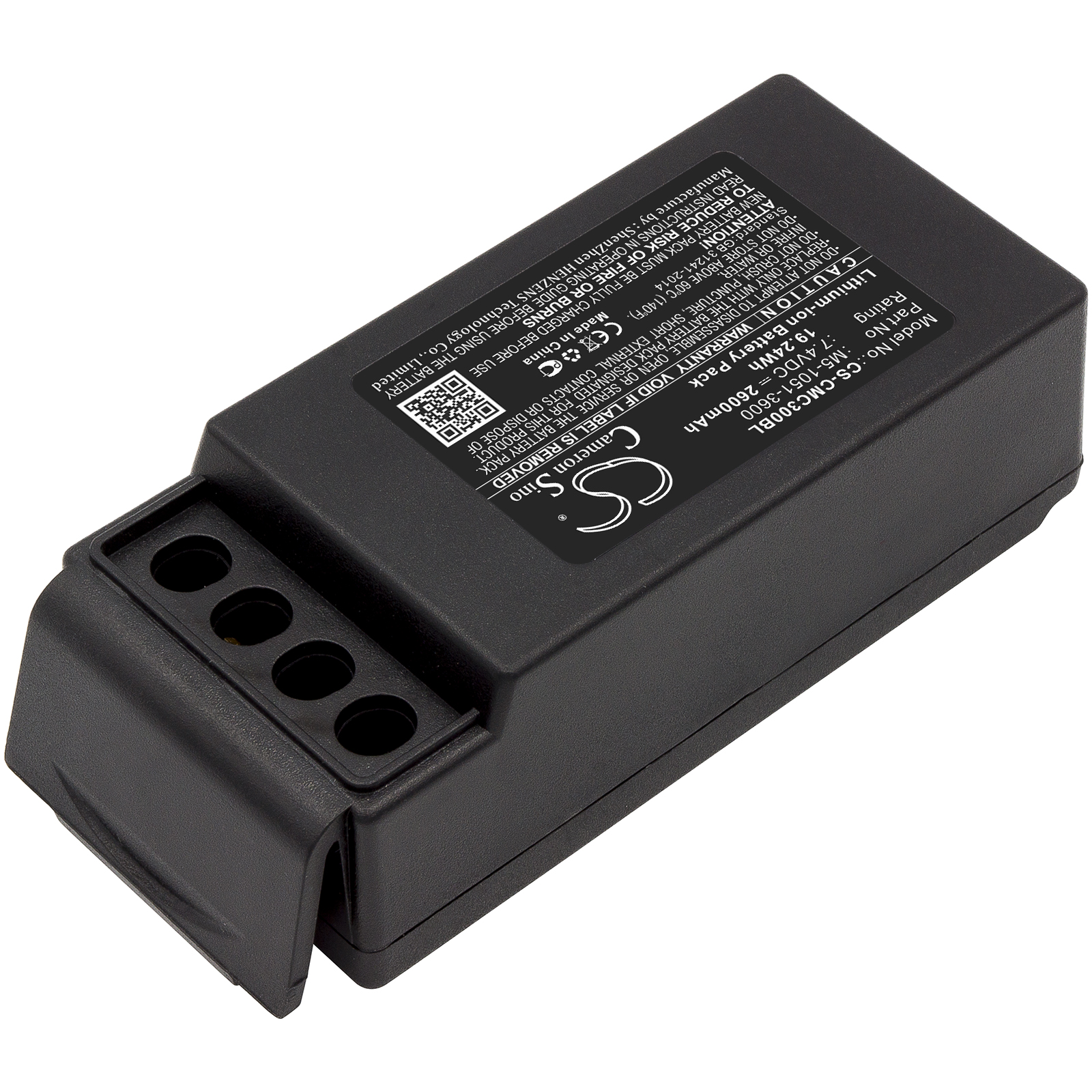 Cameron Sino Battery for Cavotec M9-1051-3600 EX MC-3 MC-3000 M5-1051-3600 CS-CMC300BL 2600mA