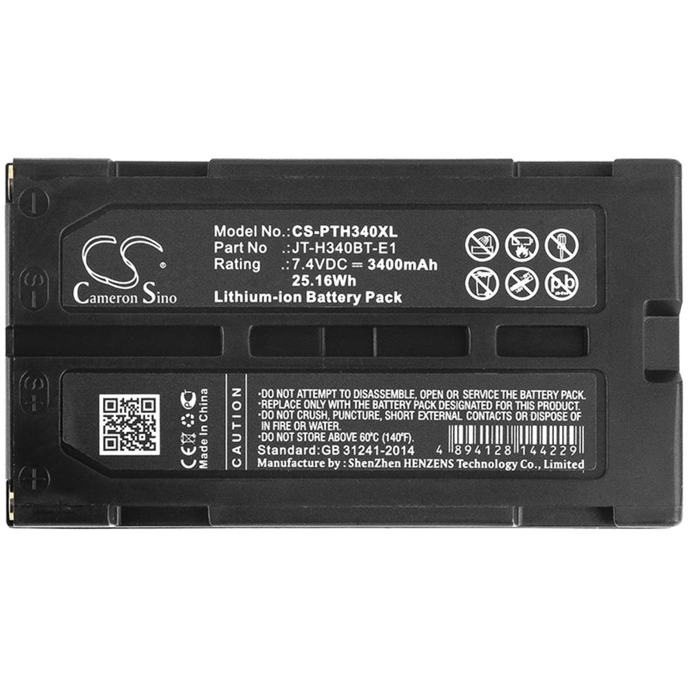 Cameron Sino Battery for Panasonic JT-H340PR1 JT-H340BT-E2 JT-H340BT-10 JT-H340PR 3400mAh