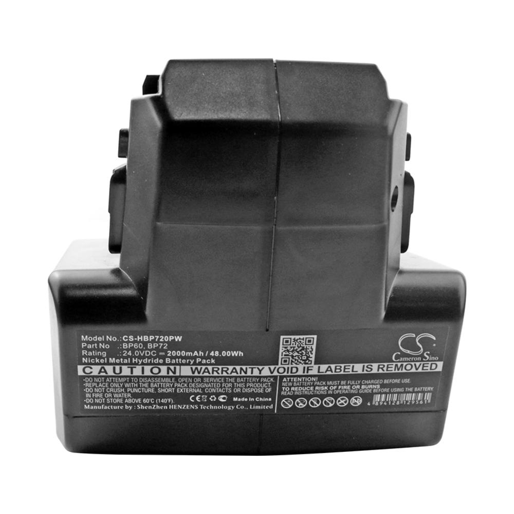 Cameron Sino Battery for HILTI C 7/24 7/36 TCU TE 5 A BP60 BP72 Tool CS-HBP720PW 24V 2000mAh