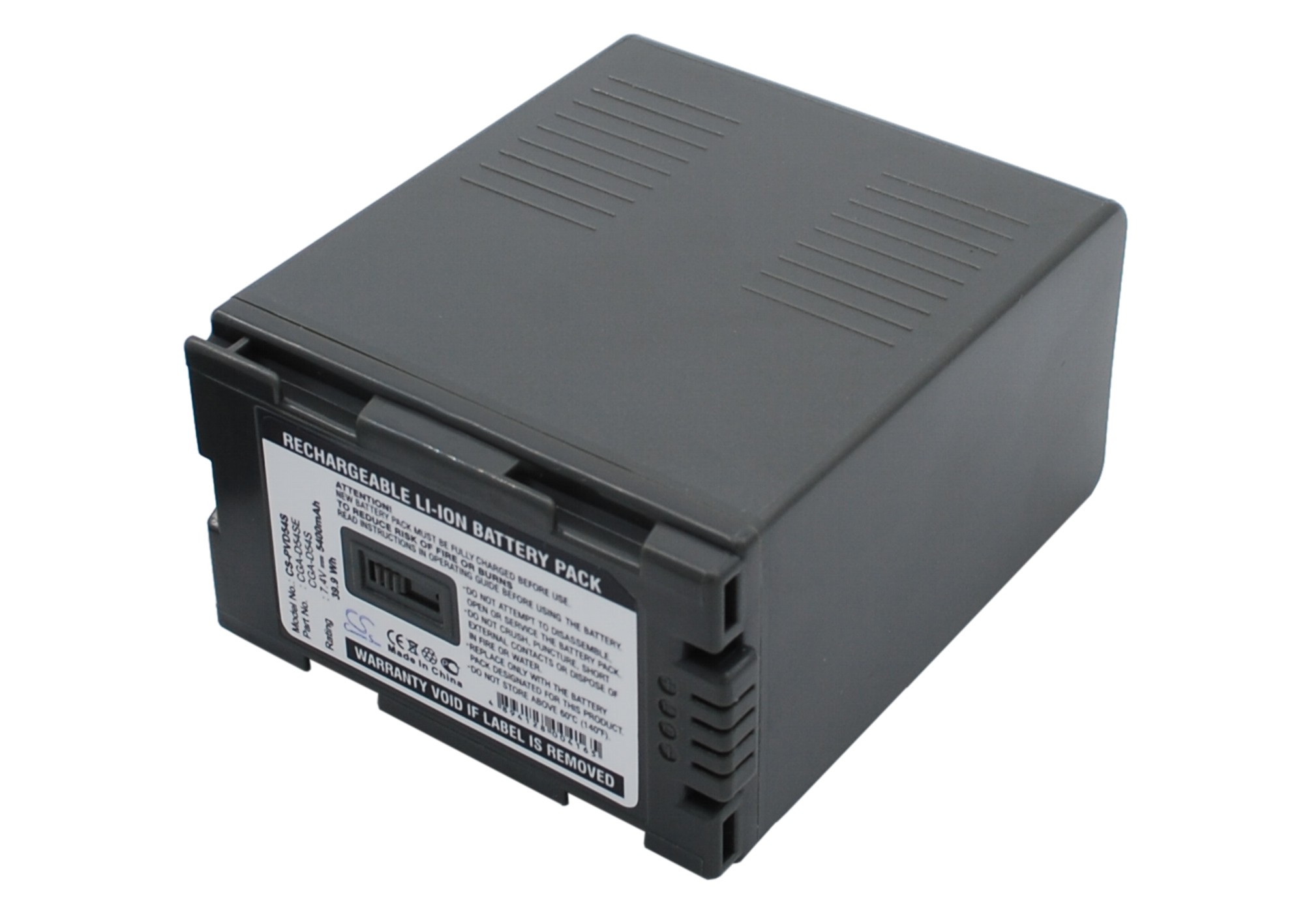Cameron Sino Battery for Panasonic AG-DVX100 CGA-D54 CGA-D54S CGP-D54S CGR-D54S 5400mAh