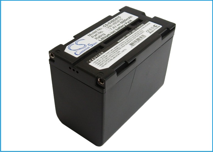 Cameron Sino Battery for Panasonic NV-DX100 NV-DX100B VW-VBD815 VSB0352 VBD3 VW-VBD5 6000mAh
