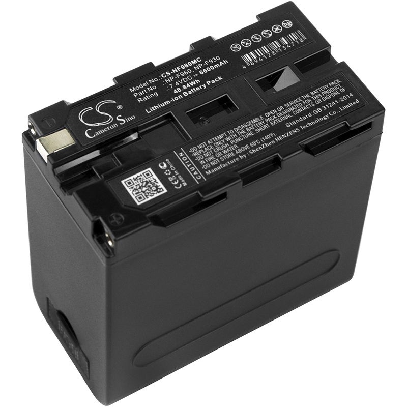 Cameron Sino Battery for Sony NP-F930 NP-F950 NP-F960 NP-F970 NP-F975 XL-B2 XL-B3 6600mAh