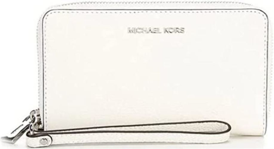 Michael Kors MICHAEL Michael Kors Women's Large Flat Phone Wristlet (Optic White)  	 32F6SM9E3L-085