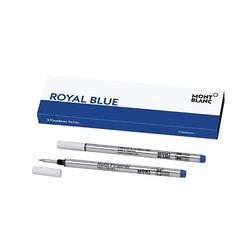 Montblanc Fineliner Refills (M) Royal Blue 124499 / Pen Refills for Fineliner and Rollerball Pens by Montblanc / 2 x Fiber Tip P