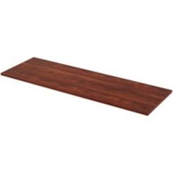 Lorell Utility Table Top - Cherry Rectangle, Laminated Top - 72" Table Top Width x 24" Table Top Dep