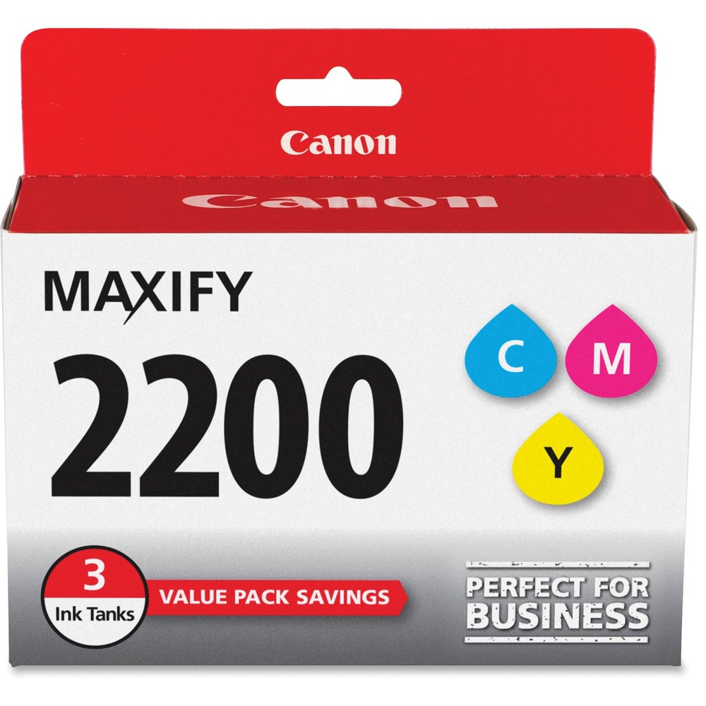 Canon PGI-2200 CMY Ink Cartridge - Cyan, Magenta, Yellow