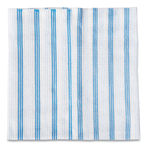 Rubbermaid Disposable Microfiber Cleaning Cloths, Blue/White Stripes, 12 x 12, 600/Pack