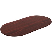 Lorell Chateau Series Mahogany 8' Oval Conference Tabletop - 94.5" x 47.3" x 1.4" - Reeded Edge - Ma
