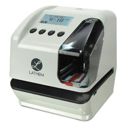 Lathem Time Lathem LT5 Electronic Time and Date Stamp - Card Punch/Stamp - Digital - Time, Date Record Time