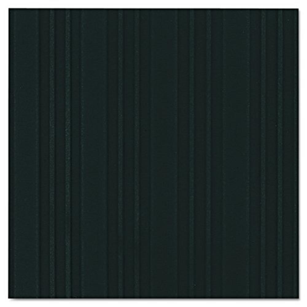 Crown Ribbed Vinyl Anti-Fatigue Mat, 36 X 60, Black