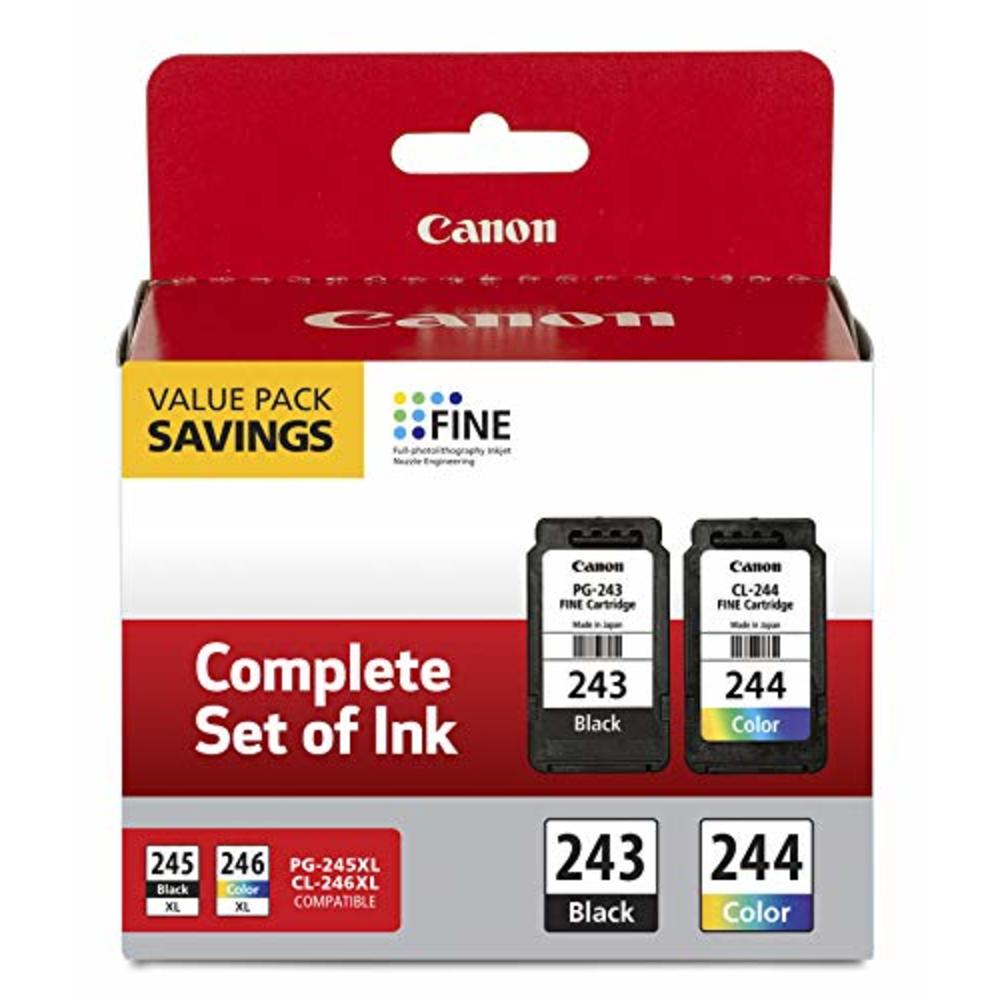 Canon 1287C006 (CL-244; PG-243) Ink, Black/Color