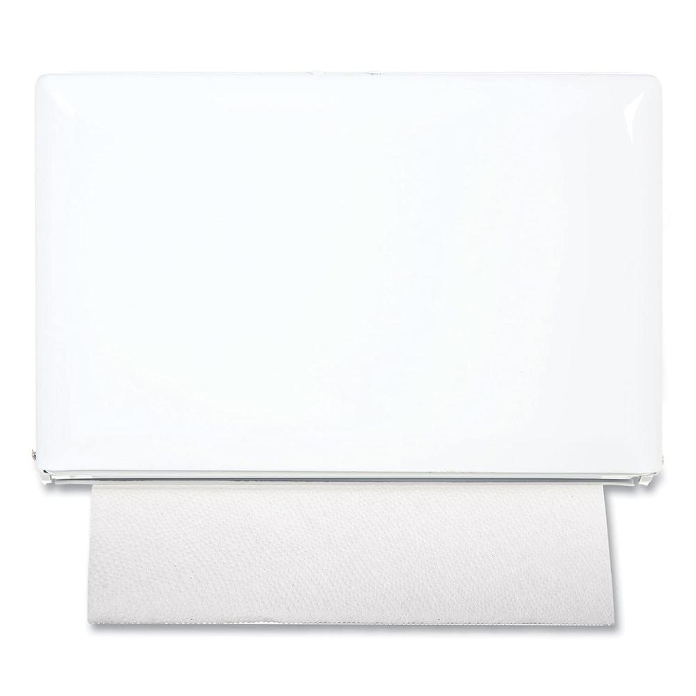 San Jamar Singlefold Paper Towel Dispenser, 10.75 X 6 X 7.5, White