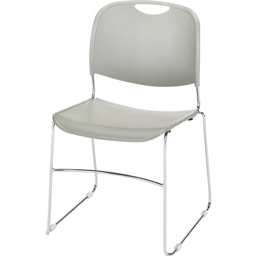 Llr42940 Lorell Metal Wire Lumbar Support Stacking Chairs