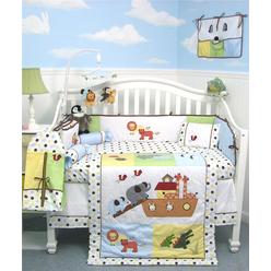 Soho Designs Baby Bedding Sets Collections Sears Soho Designs Noah Ark Baby Crib Nursery Bedding Set 14 Pcs Included Diaper Bag With Changing