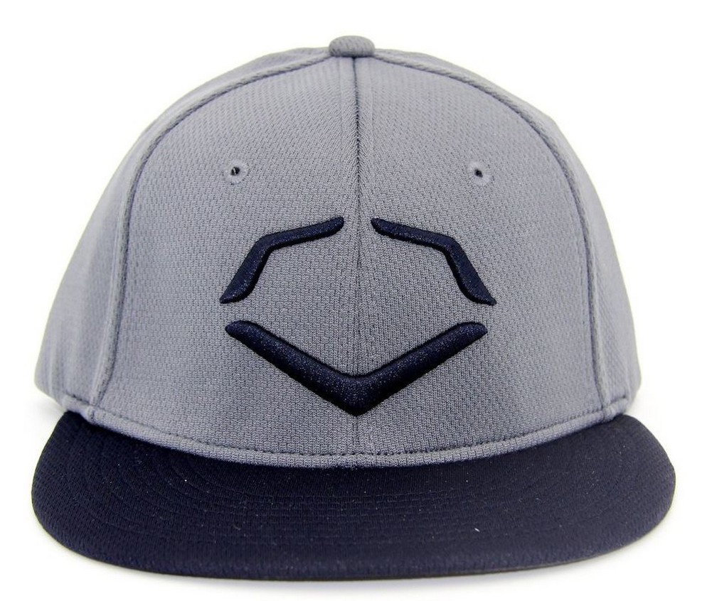 Evoshield Men S Lock Shields Fitted Hat Charcoal Navy Black 410 S M