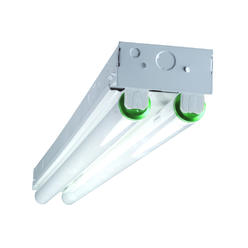 3 Ft Fluorescent Light Fixture Nicor 3 Ft Double Lamp T8 Fluorescent Linear Strip Light Fixture