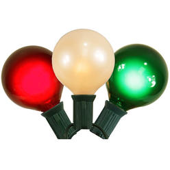 vickerman 15 satin red white green g50 light on green wire 10 christmas - Red White Green Christmas Lights vickerman 15 satin red white green g50 light on green wire 10 christmas - Red White Green Christmas Lights