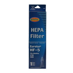 Eureka HF5 Exhaust HEPA Filter Cartridge, Part 61830, 61830A, and 61830B.