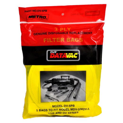 Vcp 093 57277 Metro Datavac Vacuum Cleaner Bags Mdv 2 Mdv 3 Vnb Ov Dv 5pb