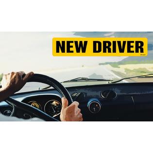 Zone Tech New Driver Magnet Reflective Magnetic Vehicle Car Magnet Decal Sign