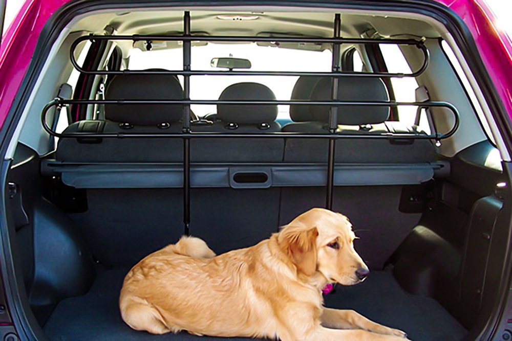 Zone Tech Black Pet Vehicle Travel Car Back Seat Barrier Dog Cage