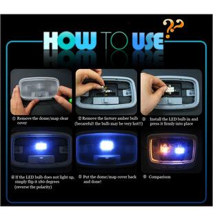 Zone Tech Toyota Rav4 2006 2012 White Interior Led Package