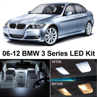Zone Tech Bmw 3 Series E90 E92 M3 2006 2012 White Interior