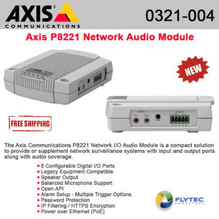 Axis Communications 0321004 AXIS 0321-004 P8221 Network I/O Audio Module