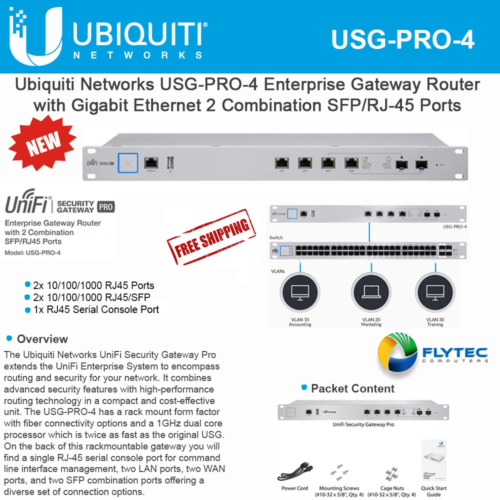ubiquiti networks usgpro4 ubiquiti usg pro 4 enterprise gateway