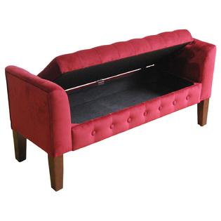 Homepop Velvet Tufted Storage Bench And Settee HomePop Velvet Tufted Storage Bench and Settee - Home - Furniture
