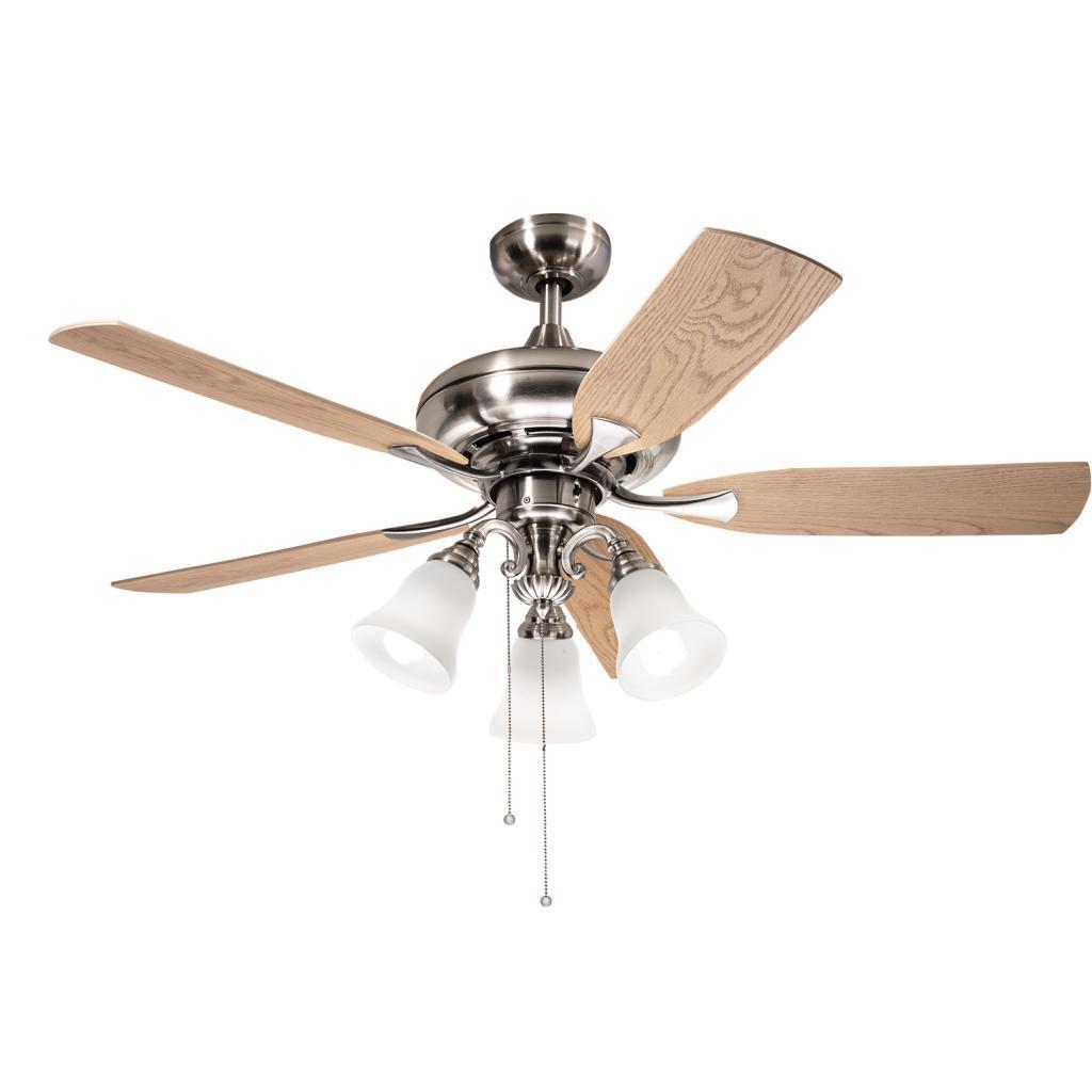 35137 Aztec Lighting Kichler Transitional Brushed Nickel 52