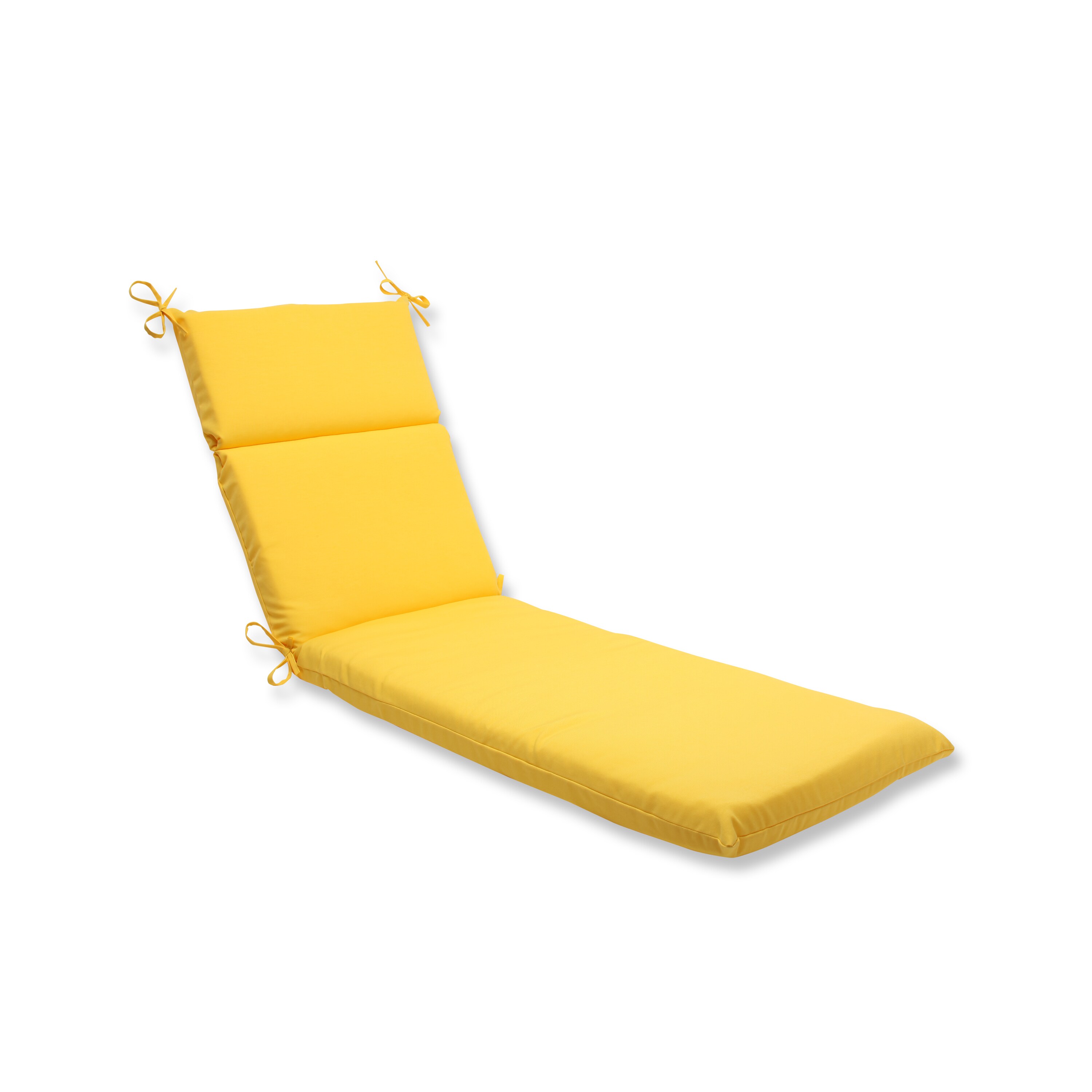 550404 Pillow Perfect Outdoor Yellow Chaise Lounge Cushion Pillow Perfect Outdoor Yellow Chaise Lounge Cushion Alternate Image