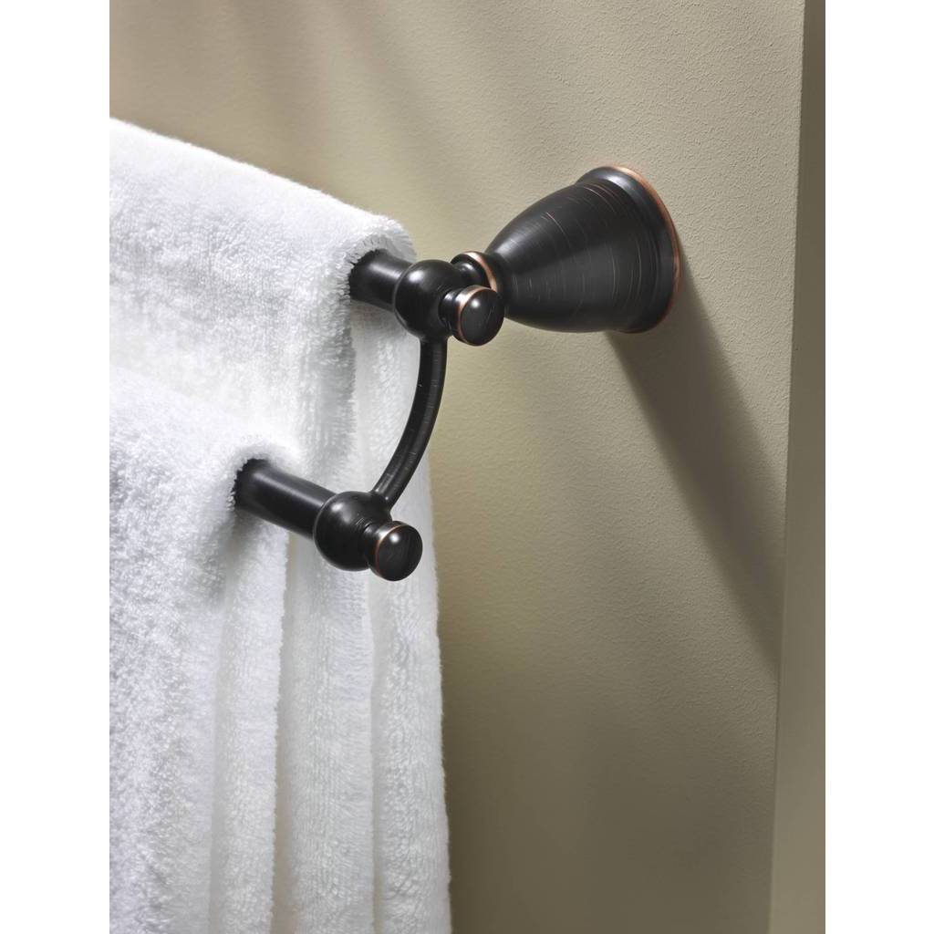 Moen Caldwell Mediterranean Bronze Towel Bar Y3122brb