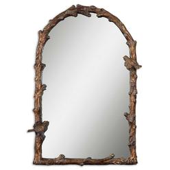 Uttermost Amiel Large Arched Wall Mirror Uttermost Paza Antique Gold Branch Framed Arched Mirror