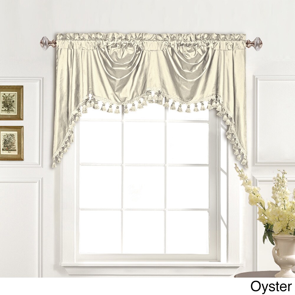 Luxury Collection 100 Percent Dupioni Silk Austrian Valance Luxury Collection 100 Percent Dupioni Silk Austrian Valance 3