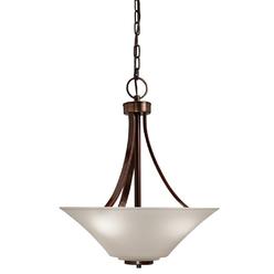 Kichler Lighting Group Ceiling Lights On Sears Kichler Lighting Group Transitional 3 Light Oil Rubbed Bronze Inverted Pendant