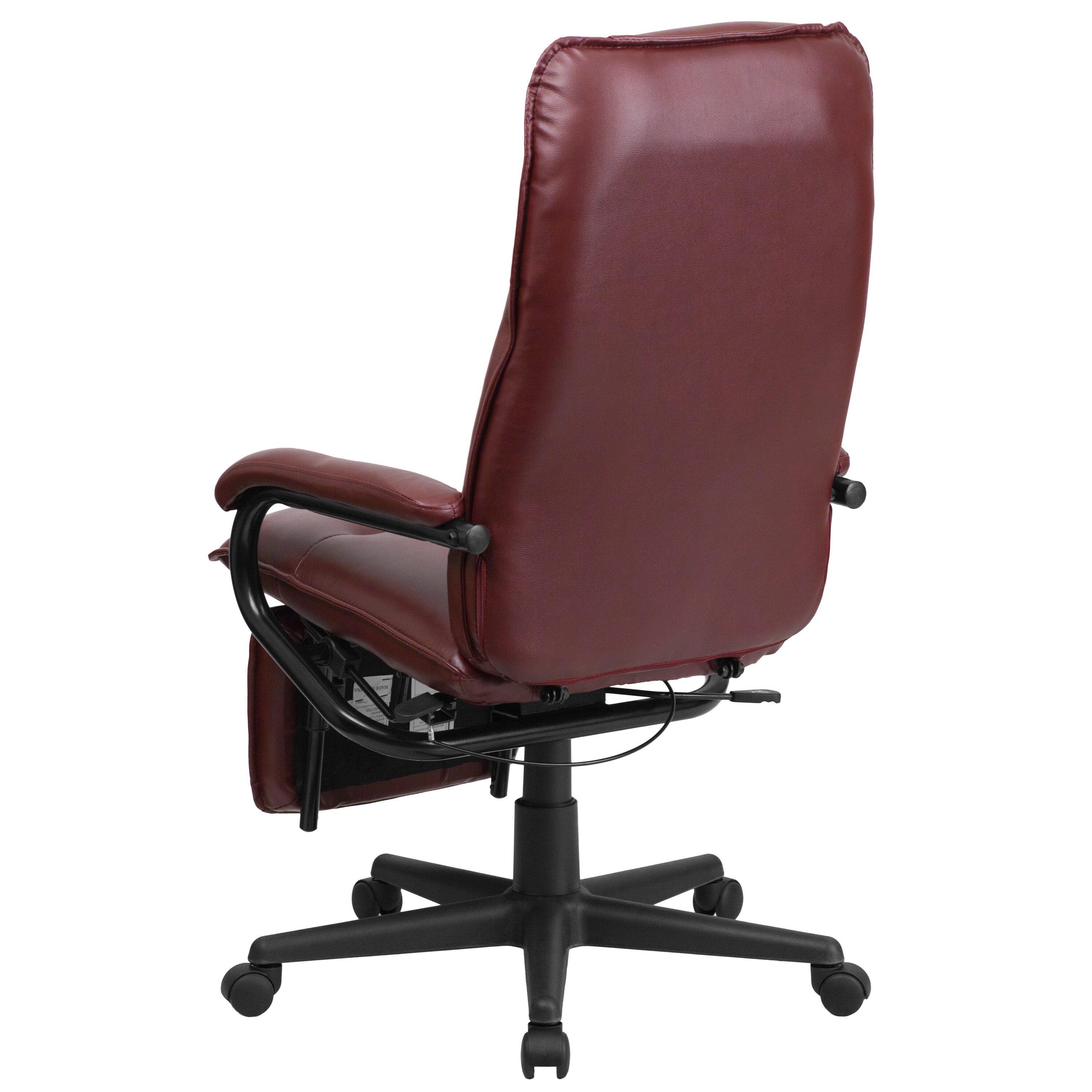 A Line Furniture Mabire Reclining Burgundy Leather A Line Furniture Mabire Reclining Burgundy Leather Executive Adjule Swivel Office Chair With Footrest 1