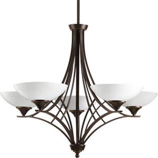 Progress Lighting P4702 20 Prosper 5 Light Chandelier Antique Bronze