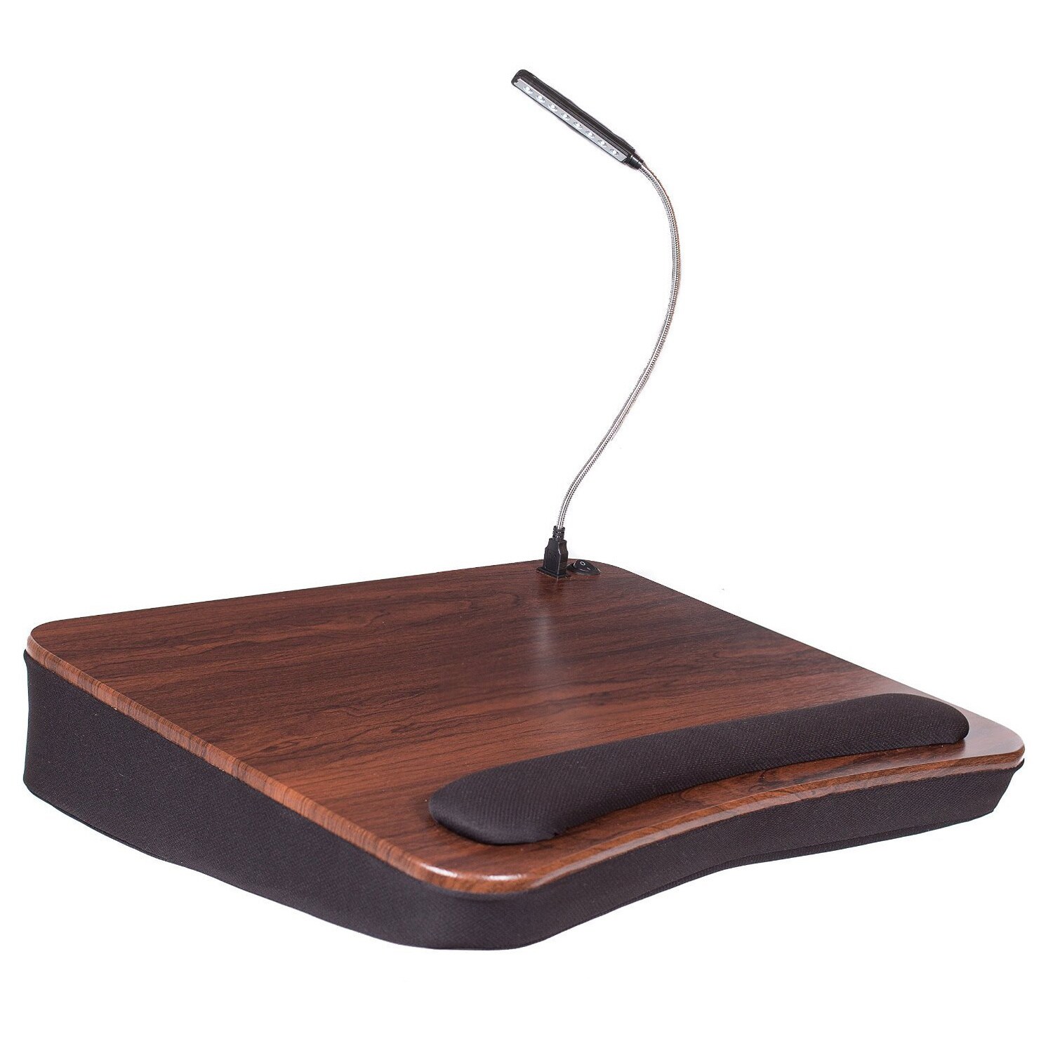 5035 Sofia Sam Memory Foam Wood Lap Desk With Usb Light Sofia Sam Memory Foam Wood Lap Desk With Usb Light