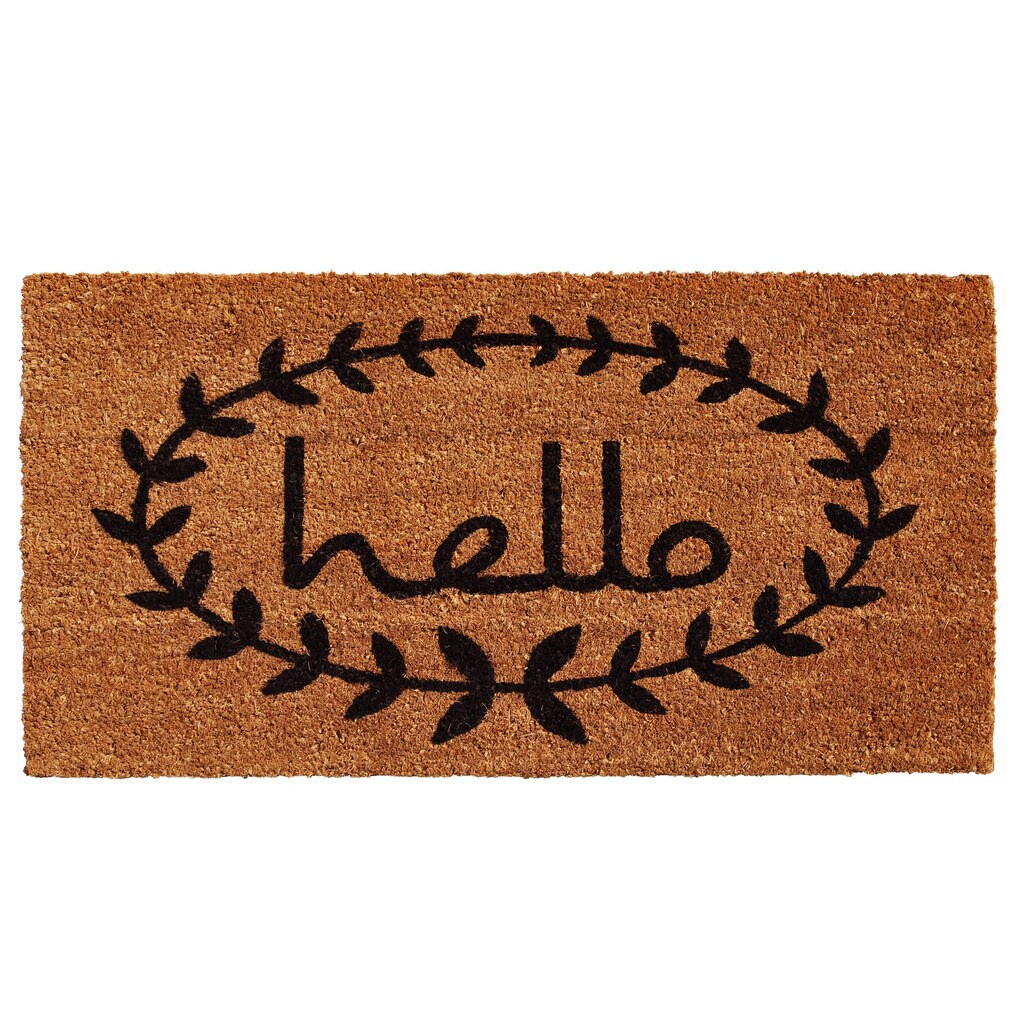 Momentum Mats Momentum Mats Calico Hello Doormat 3 X 6