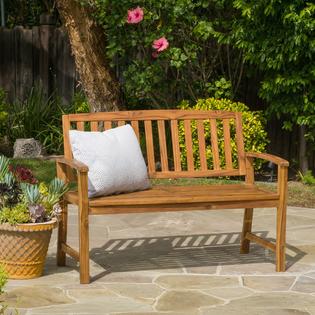 Loja Acacia Wood Bench - Christopher Knight Home Loja Acacia Wood Bench - Christopher Knight Home