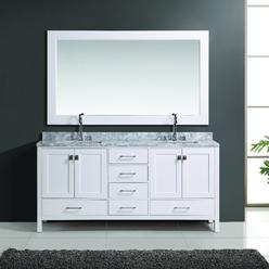 Design Element Bathroom Vanities Sears Design Element Group Dec082b W 72 In London Double Sink Vanity Set