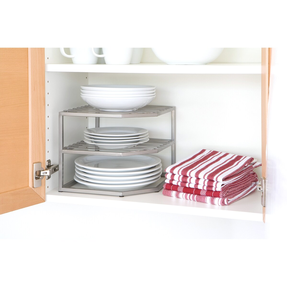 Seville Clics 2 Tier Corner Kitchen Cabinet Organizer