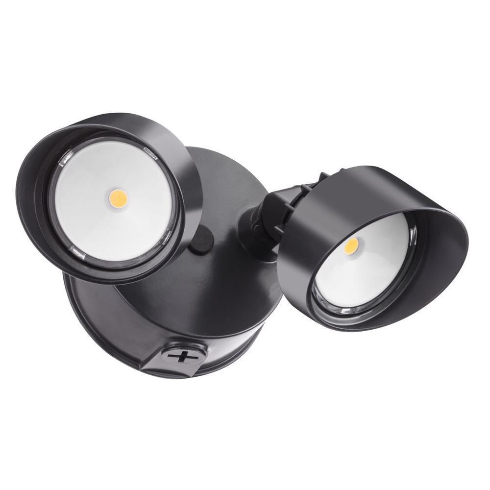 Lithonia Lighting Olf 2rh 40k 120 Pe Bz M4 2 Head Outdoor Led Dusk Lithonia Lighting Olf 2rh 40k 120 Pe Bz M4 2 Head Outdoor Led Dusk To Dawn Black Bronze Round Flood Light
