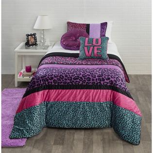 Idea Nuova Seventeen Pop Cheetah 3 Piece Comforter Set