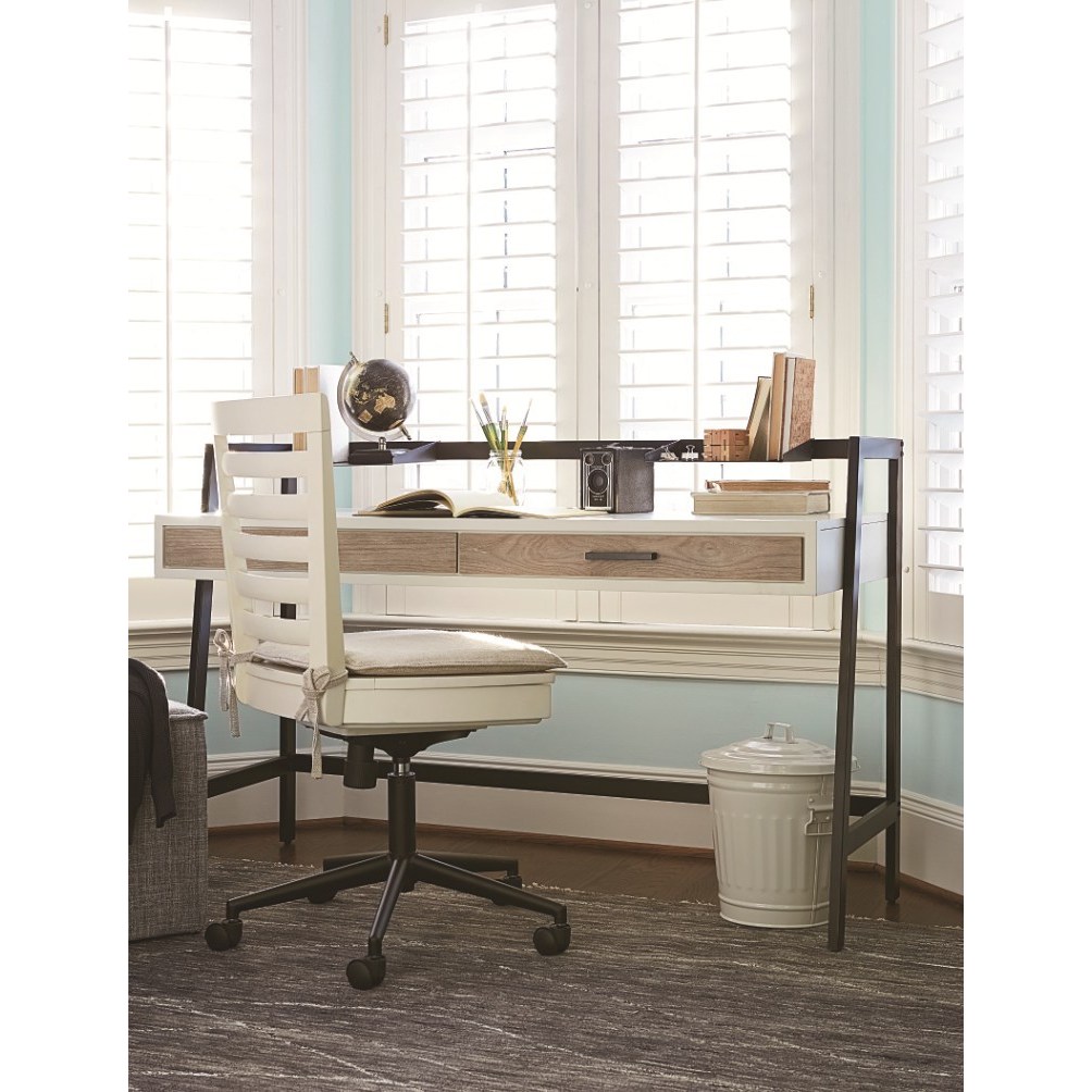 Universal Furniture Brown Grey Wood Desk Chair