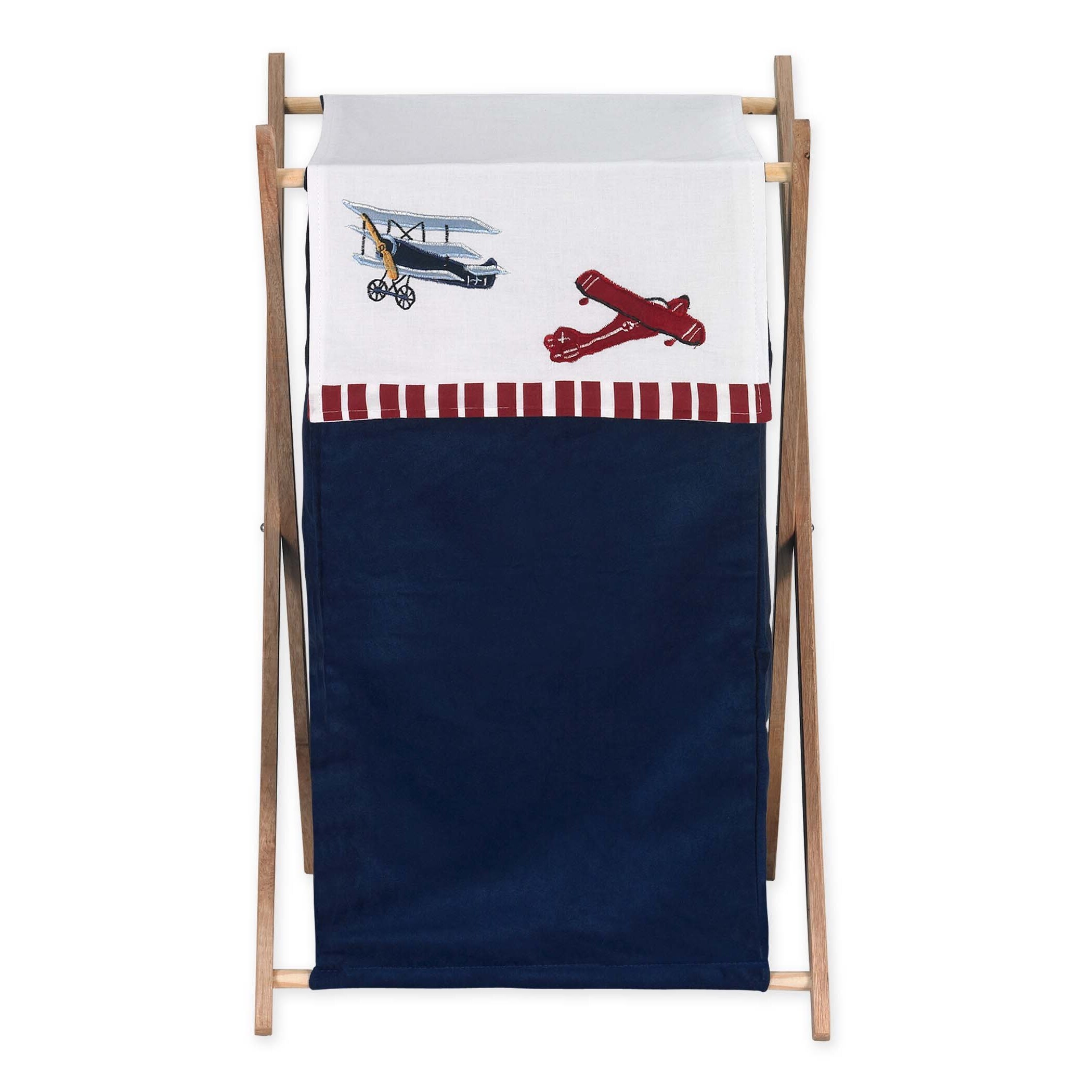 Sweet Jojo Designs Vintage Aviator Collection Laundry Hamper Navy Sweet Jojo Designs Vintage Aviator Collection Laundry Hamper Navy Sky Blue Yellow Brick Red Black White