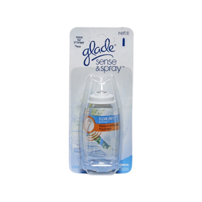 Glade  Sense & Spray Clean Linen Scent Refill (Pack of 10)