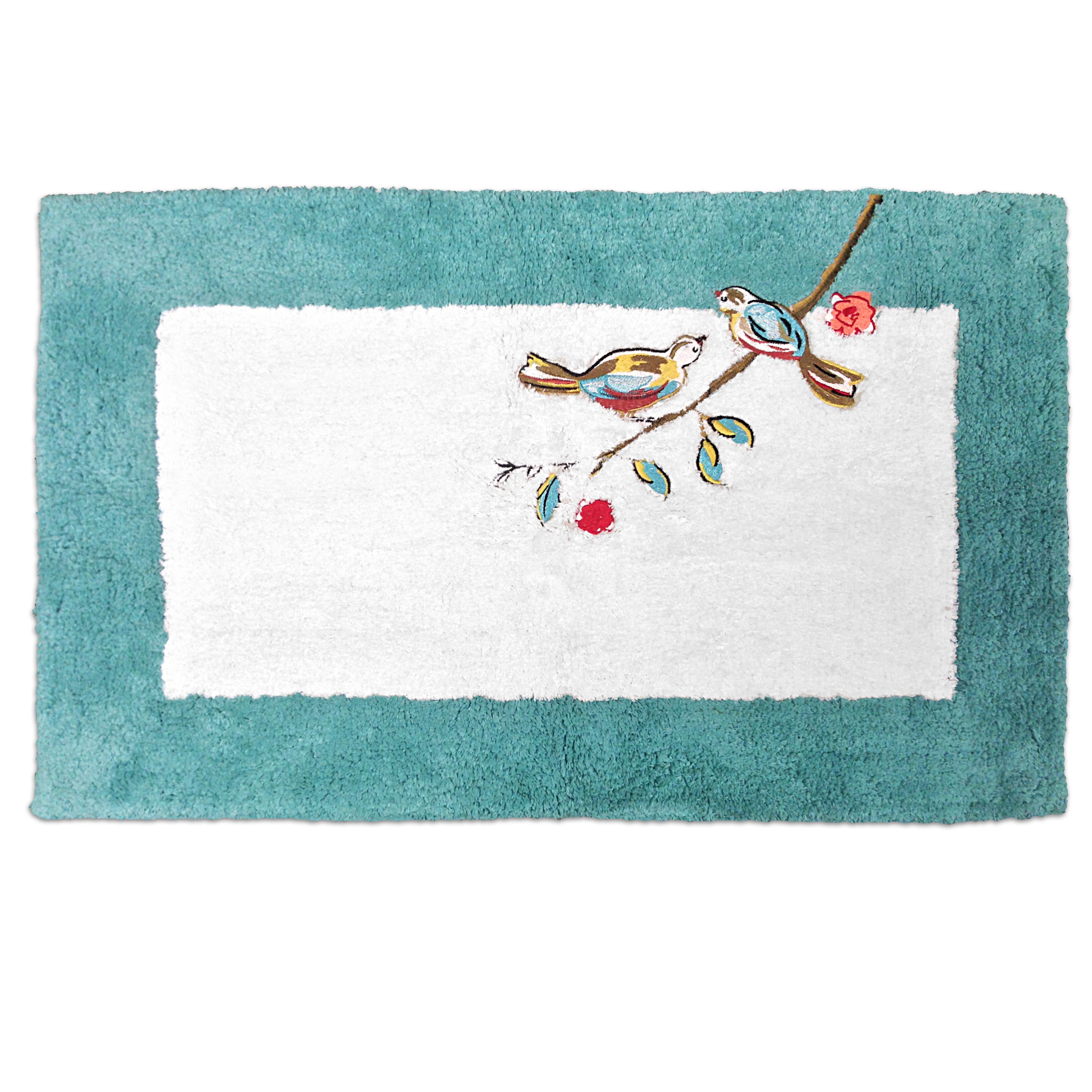 Lenox Bath Rugs Mats Sears Lenox Chirp Embroidered Tufted Bath Rug